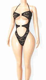 Mace/lycra double ring monokini
