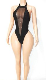 Mesh insert monokini