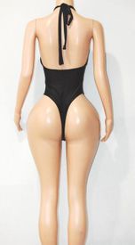 Mesh insert monokini