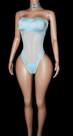 Mesh tube monokini 