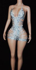 Money print romper
