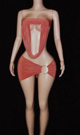 Draped ring sk set