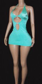 Double rhinestone mini 