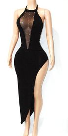 New mesh insert gown 
