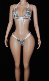 New draw string thong set 