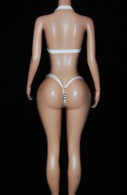 New draw string thong set 
