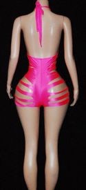 Slashed romper