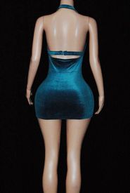 Velvet high waist mini 