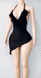 Salnted mini w/ruffles