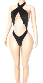 Velvet chain monokini