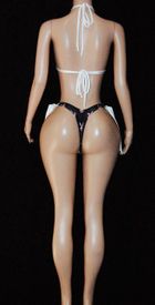 Scarf logo thong set