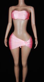 Rhinestone heart sk set