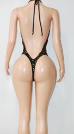 Scarf draw string monokini 