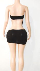 Draped band sk set w/ring