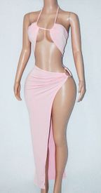 Rhinestone heart gown