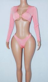 Long seeve thong set 