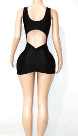 Shirred front and back mini 