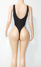 Slanted monokini w/stones (10colors)