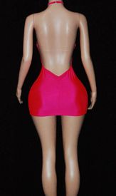 Clear back mini w/chocker (10 colors)