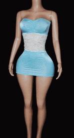 Lace middrift mini (1left)