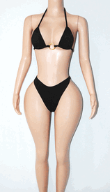 New high waist y-back set w/ring 