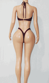 Ring heart thong set 