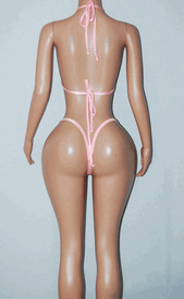 Rhinestone bow y-back set 