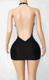 Clear back mini w/chocker (10colors)