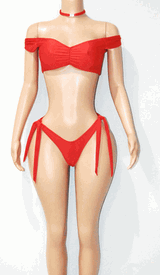 Scarf 3 pc thong set 