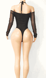Cold shoulder monokini