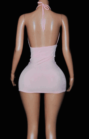 Semi draped mini 