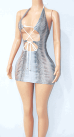 Snake print mini 