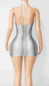 Snake print mini 