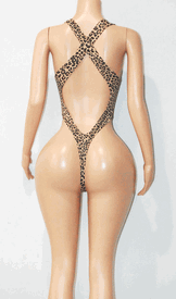 Ring x back monokini