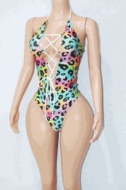 Lace up monokini 