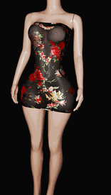 Mesh metallic print mini 