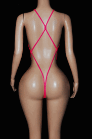 Hologram x-back monokini 