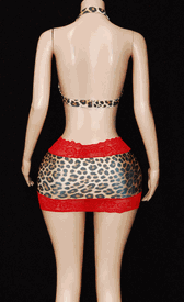 Double lace trim sk set 
