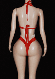 Lace trim short set 