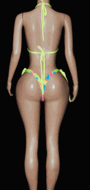 Scarf thong set 