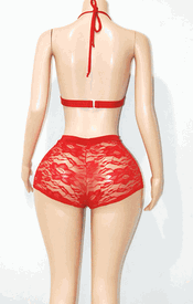 Lace short set 