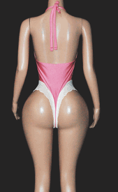 New lace trim monokini 