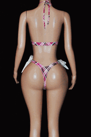 School girl thong set 