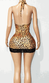 Lace trim mini 