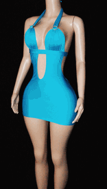New carolina mini dress w/buckles