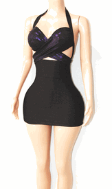 Wrap mini dress