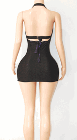 Wrap mini dress
