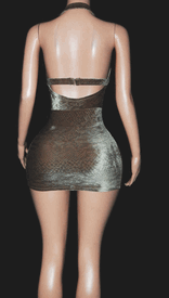 Velvet high waist mini 