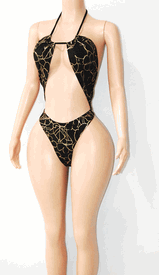 Scarf draw string monokini 