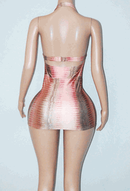 High waist mini